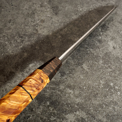 Santoku 180mm Damascus 'Fire & Sonic Waves' – view 7