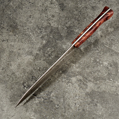 Santoku 190mm 60 layer Damascus Full Tang – detail view