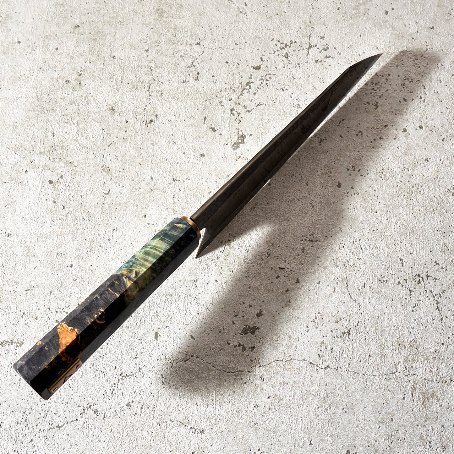 Santoku 200mm 'C' Grind 'Moonlight' Workhorse – blade close-up