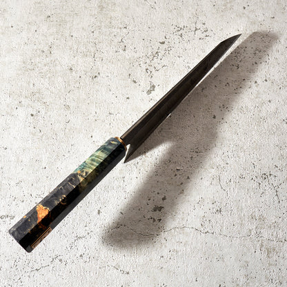 Santoku 200mm 'C' Grind 'Moonlight' Workhorse – blade close-up