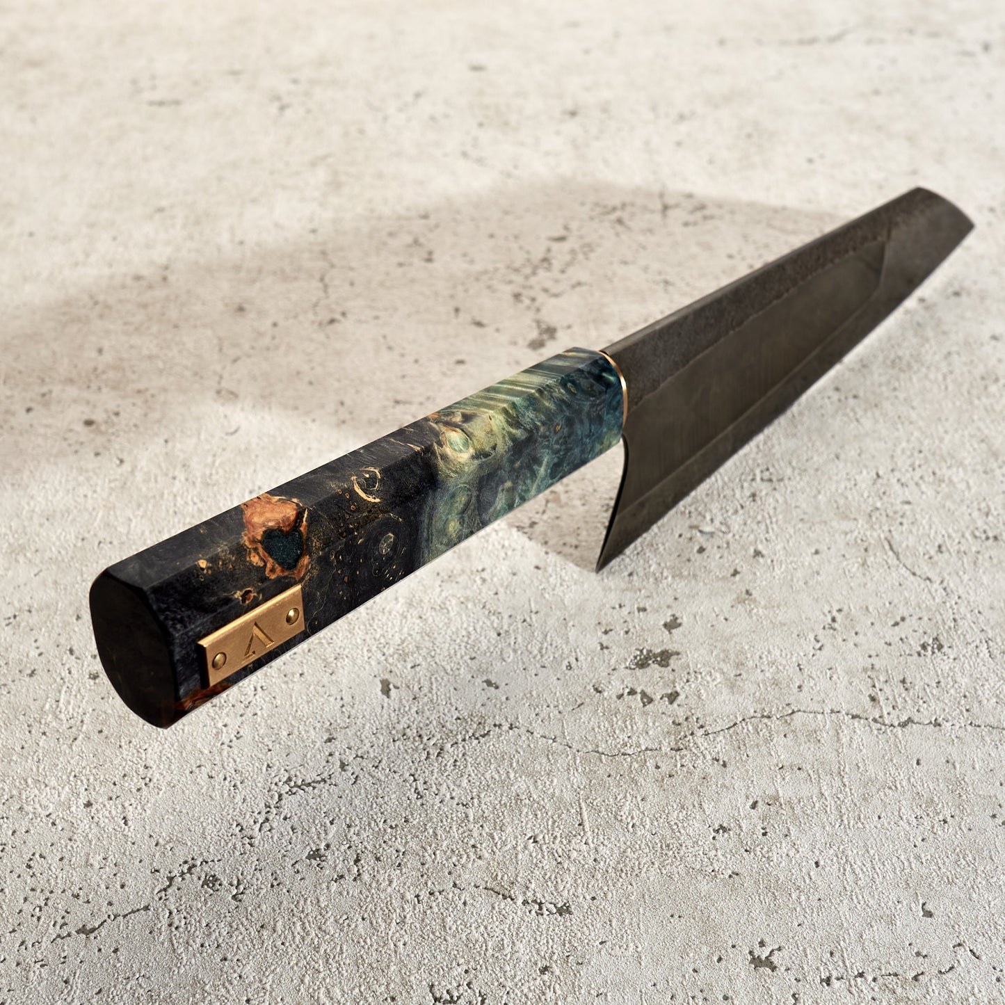 Santoku 200mm 'C' Grind 'Moonlight' Workhorse – side profile