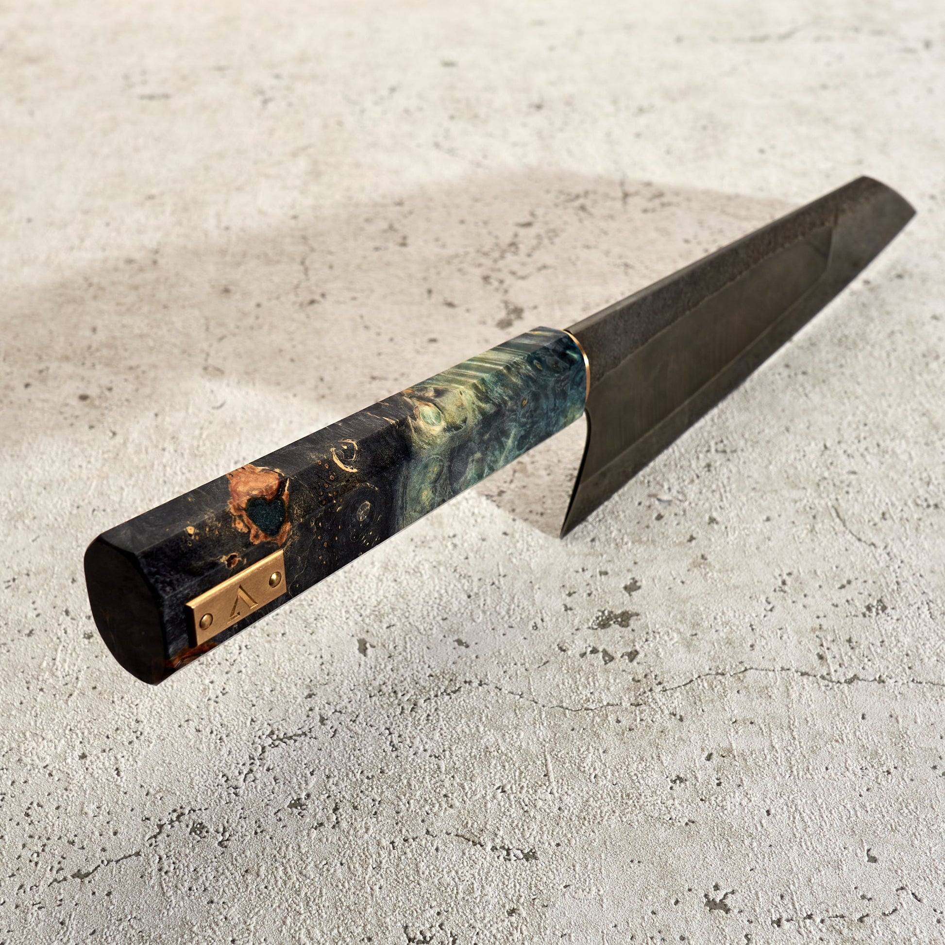 Santoku 200mm 'C' Grind 'Moonlight' Workhorse – side profile