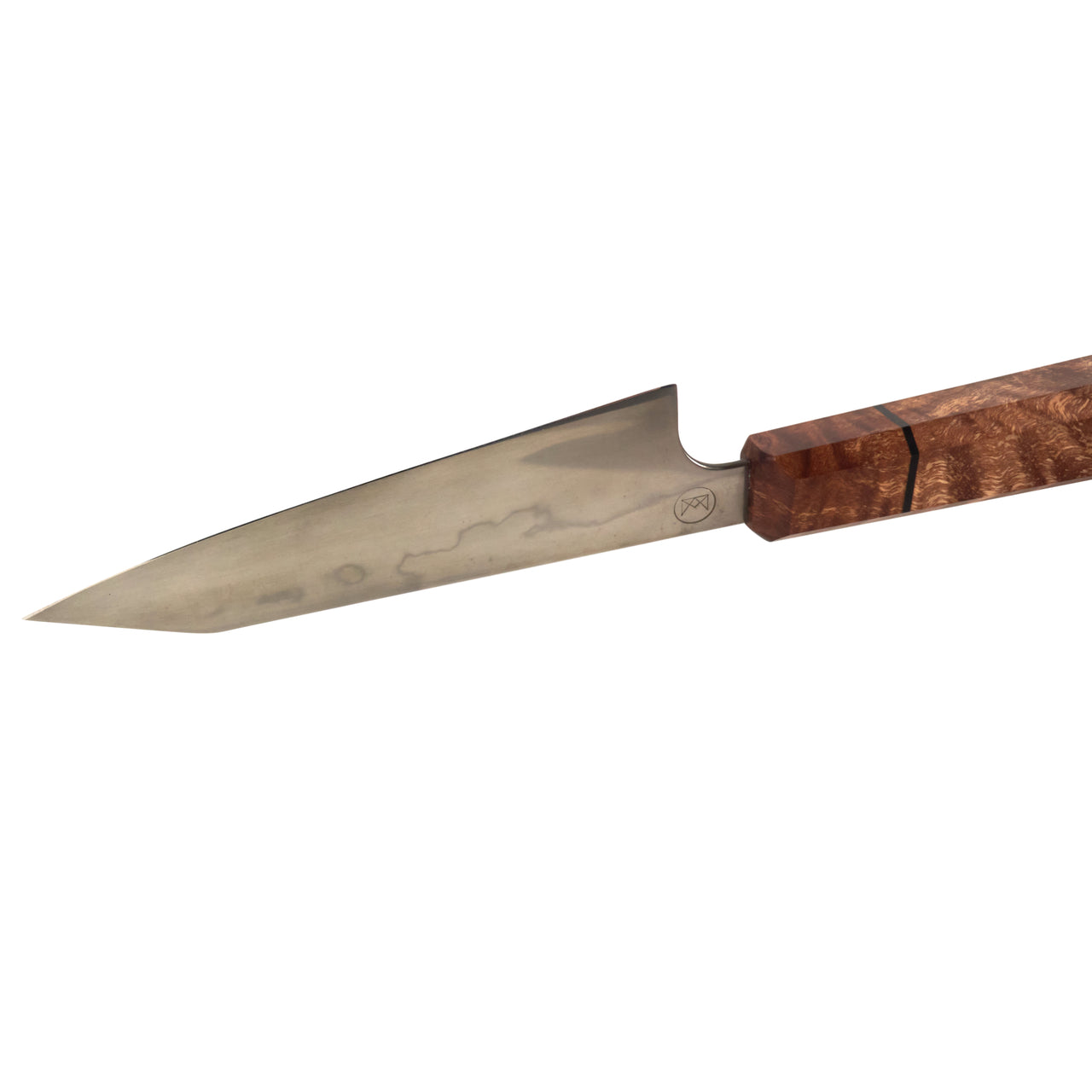 ScheepersBuilt Petty 150mm Honyaki W1 - Karelian Birch - Profile