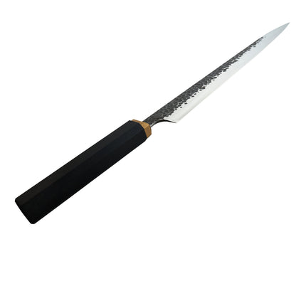 ScheepersBuilt Sujihiki 240mm "Denty" 52100 - Handle