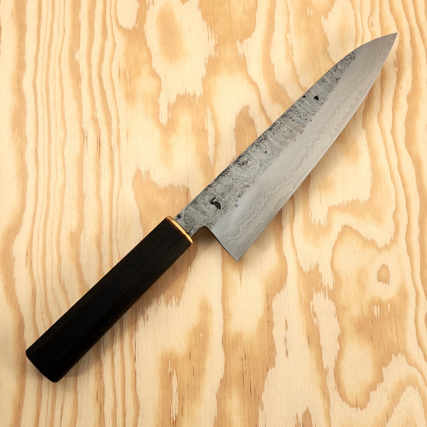 Spåre X OB Gyuto 220mm Modern Wrought Aogami Super Core – view 7