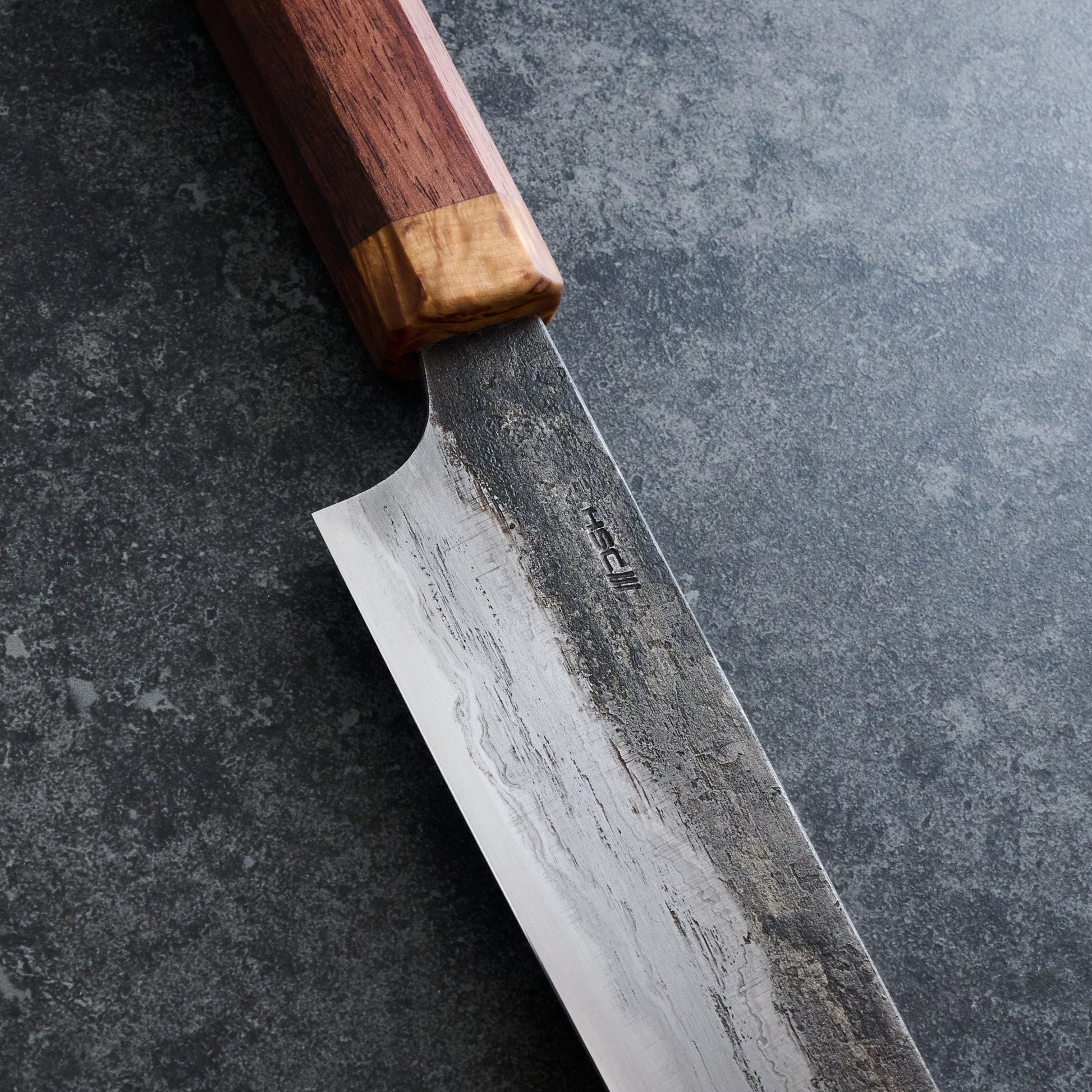 Sujihiki 230mm Wine Barrel Wrought & Apex Ultra – side profile