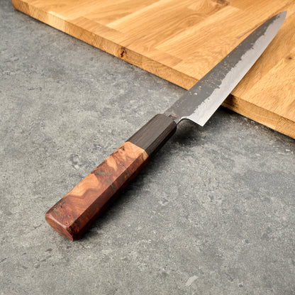 Sujihiki 270mm Suminagashi Clad 135Cr3 Ku Kasumi – side profile
