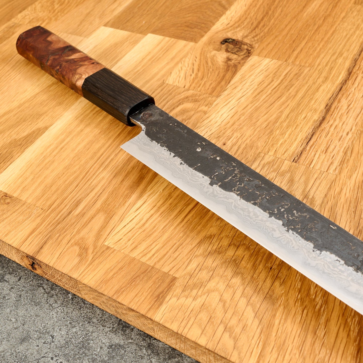 Sujihiki 270mm Suminagashi Clad 135Cr3 Ku Kasumi – view 7