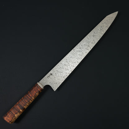 Sujihiki 270mm Damasteel & Koa