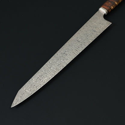 Sujihiki 270mm Damasteel & Koa – view 6