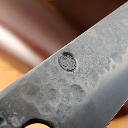 Sujihiki 315mm 'Denty' Blackout Huberite & Titanium – view 6