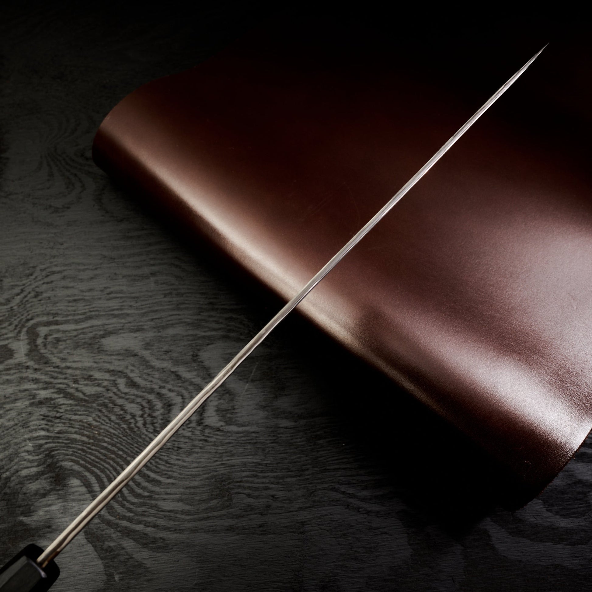 Sujihiki 315mm Ku Mai 1.2519 Core – blade close-up