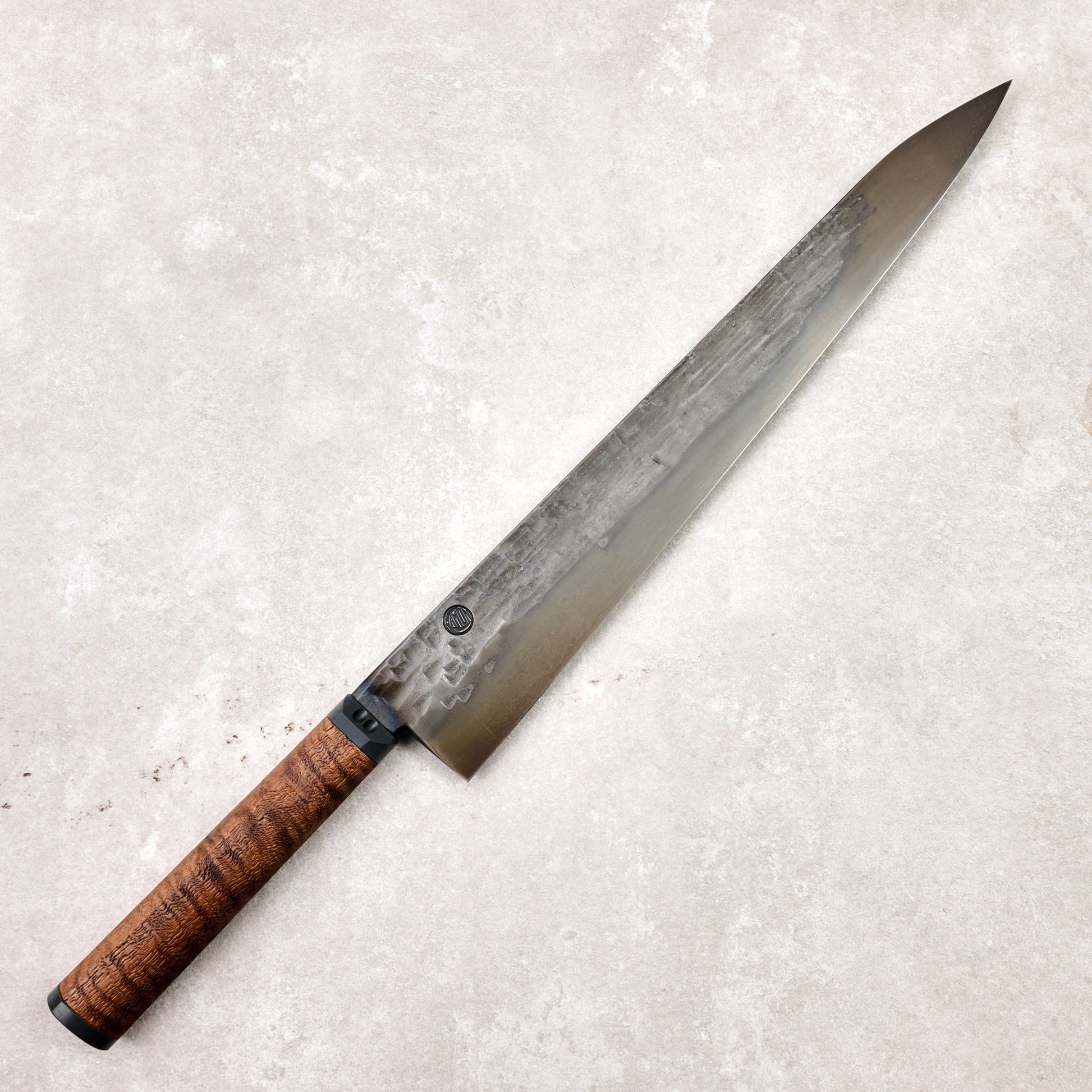Sujihiki 335mm Wave Blackout Short-Neck 1.2519