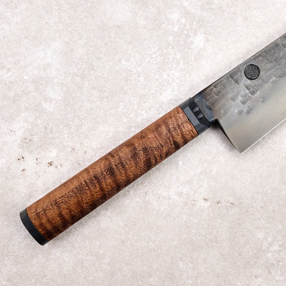 Sujihiki 335mm Wave Blackout Short-Neck 1.2519 – side profile