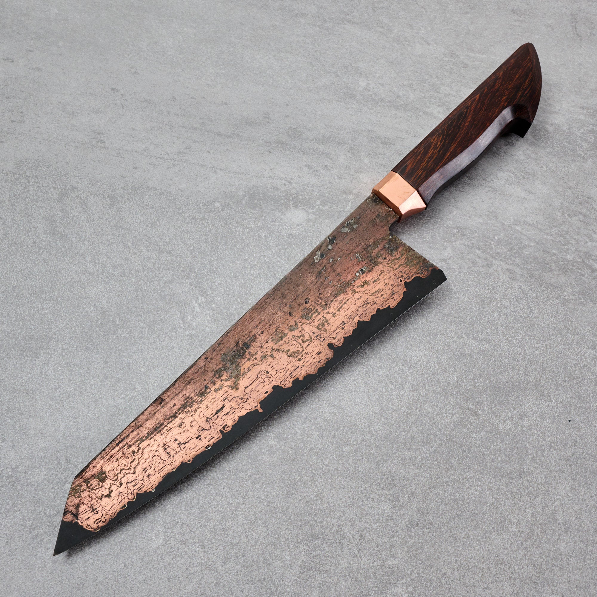 Gyuto / Chef's knife Wrought Iron San-Mai — Nouko Knives