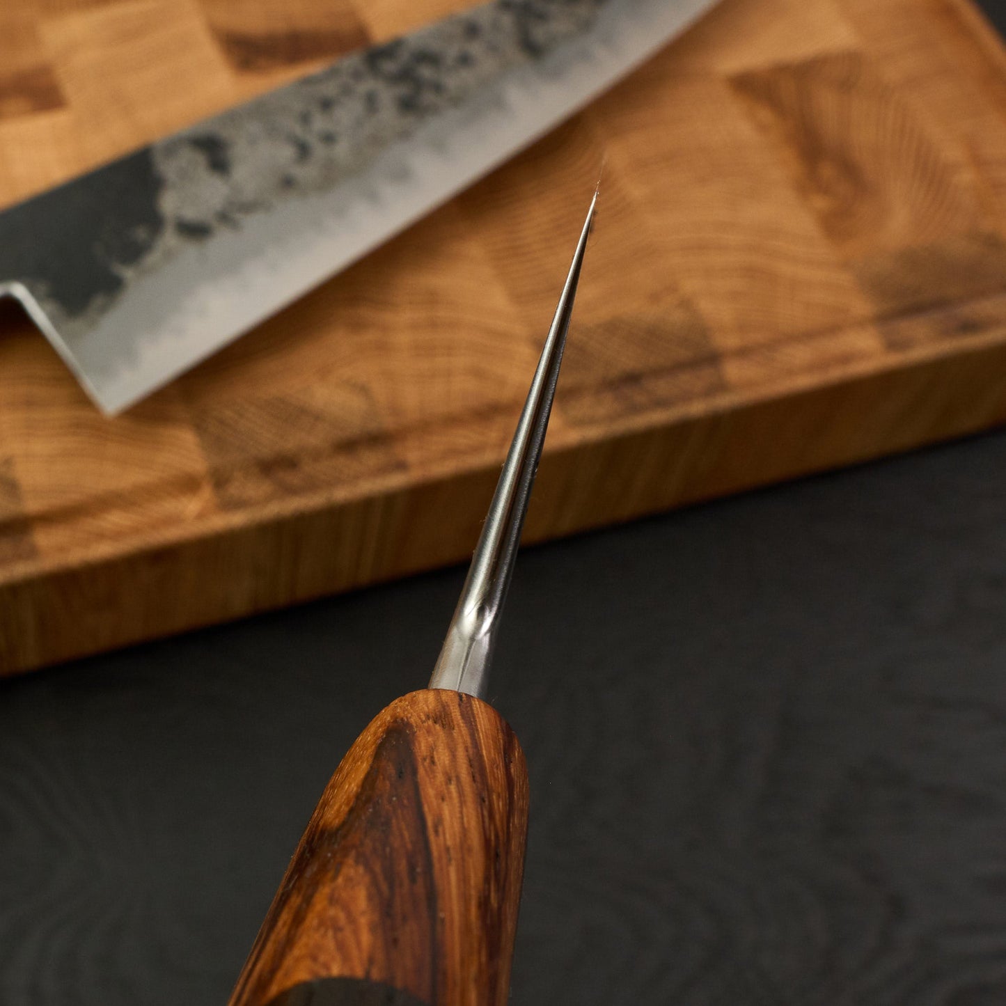MCX Gyuto SanMai Kasumi By Simon Krichbaum – blade close-up