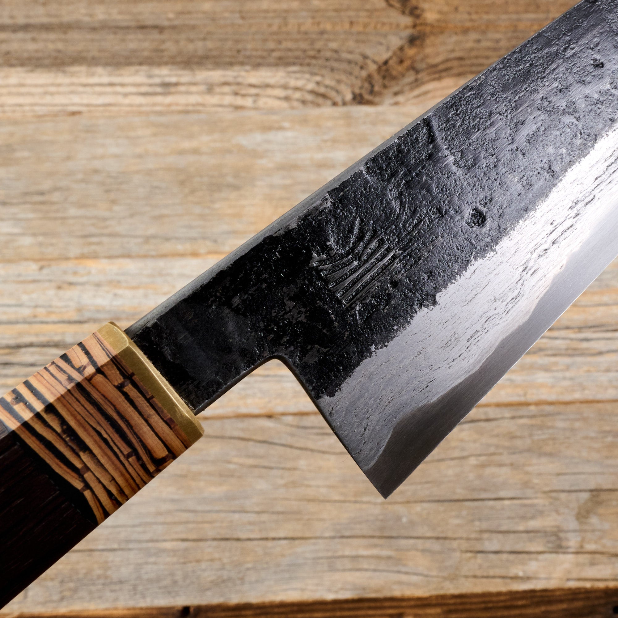 Classic Wrought Gyuto – side profile