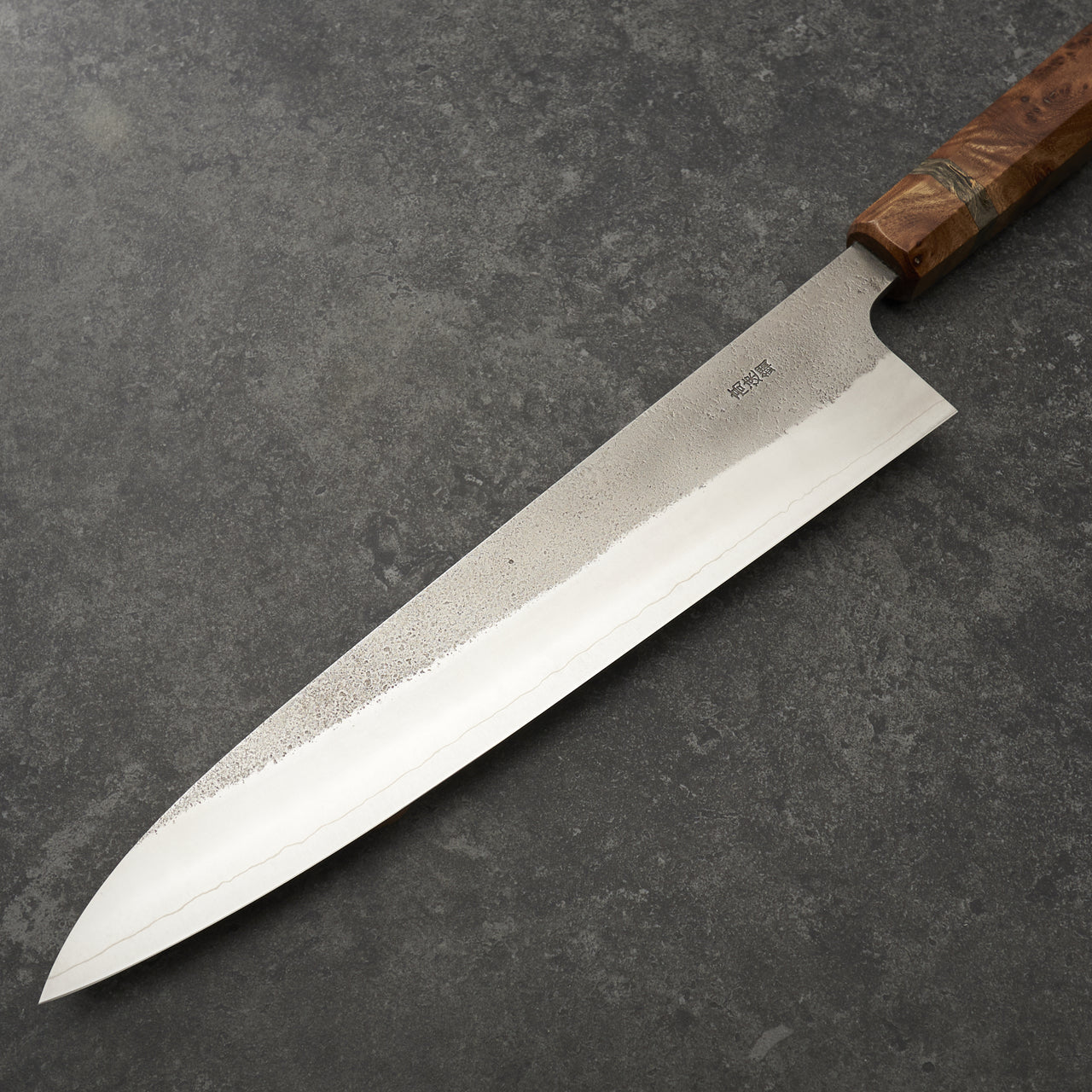 Yoshikane X Isasmedjan SKD Gyuto 240mm Custom Handle - Profile