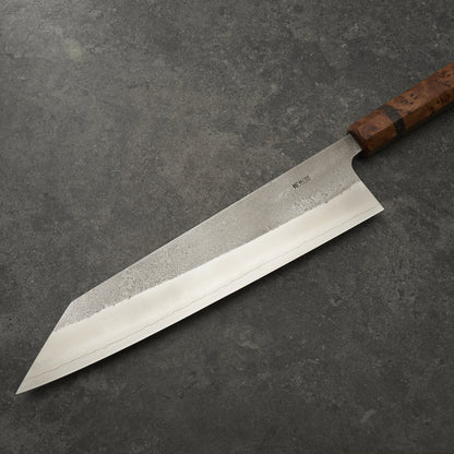 Yoshikane X Isasmedjan SKD Kiritsuke 240mm Custom Handle - Profile
