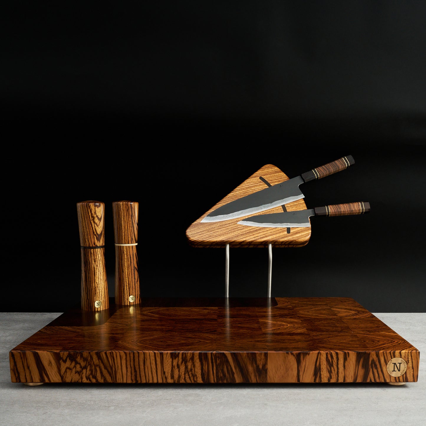 Milan X JustNoble Zebrano Mise-En-Place Set
