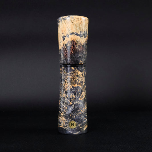 nobleMill® Peppermill Box Elder Burl Black Stabilized