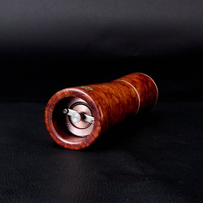 nobleMill® Peppermill Amboyna Burl & Mammoth Ivory – detail view