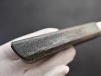 Gyuto 270 mm, vollspiegelpoliert, Honyaki C105-W1, Integral, Oosik &amp; Ebenholz