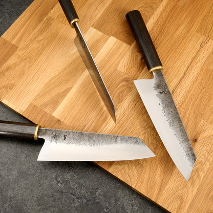Bunka 190mm Ebonised Oak & Brass