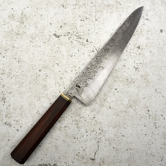 Fredrik Spåre Gyuto 220mm Damascus 1.2419 15n20 Cocobolo with Saya - Blade