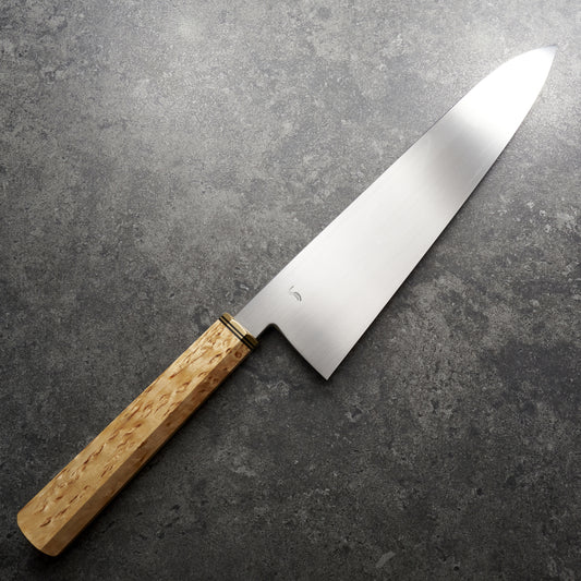 Fredrik Spåre Gyuto 220mm Honyaki 26c3 "Spicy White" - Blade