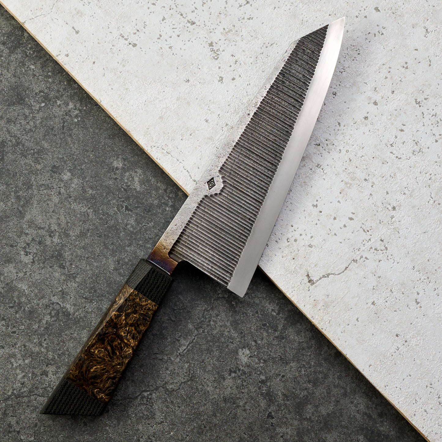 Gyuto 185mm Hollowed Carbon & Micarta