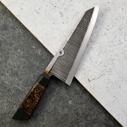 Gyuto 185mm Hollowed Carbon & Micarta
