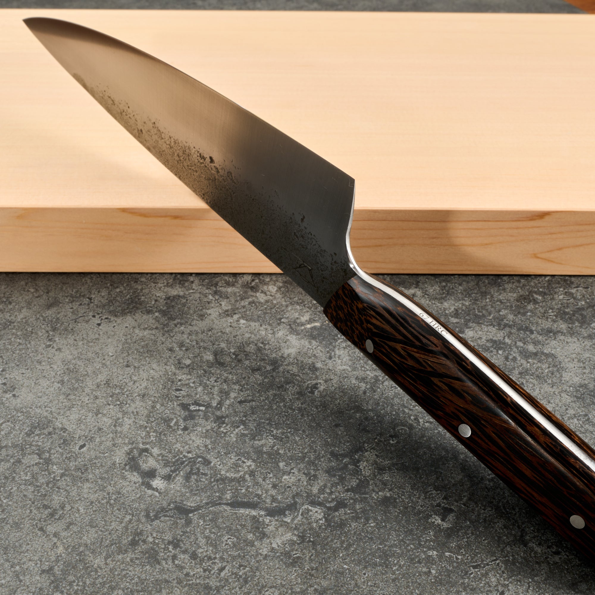 Aussie Hot Bread Knife - Living Edge Tasmanian Timber