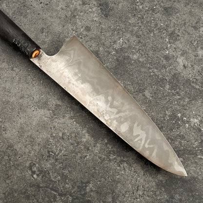 Gyuto 215mm Low Layer Damascus Aogami Super & W1