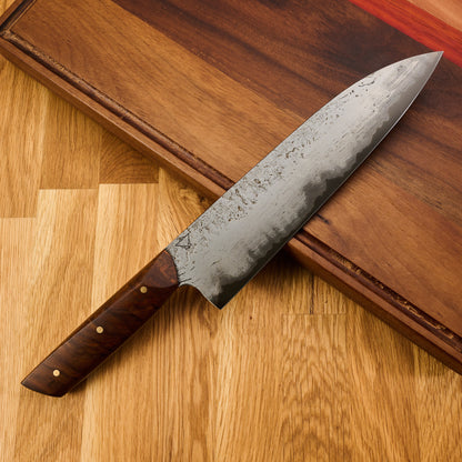 Gyuto 215mm San Mai Wrought Iron Clad Apex Ultra