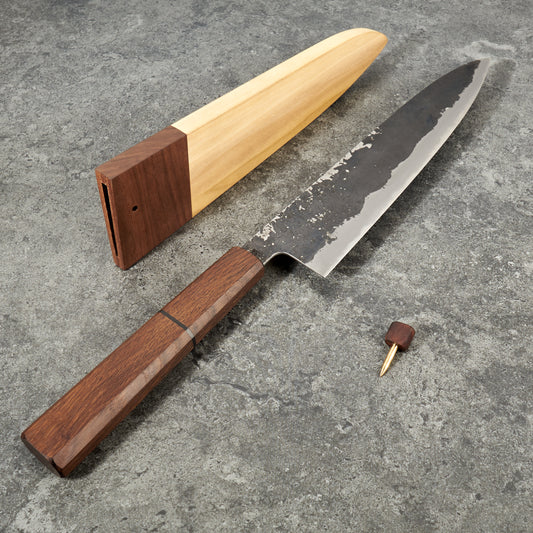 Gyuto 240mm Iron Clad Kurouchi Kasumi