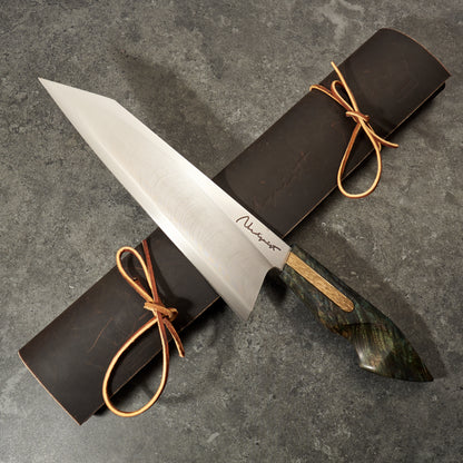 Gyuto 240mm MagnaCut 'S' Grind Nepalese Alder & Brass