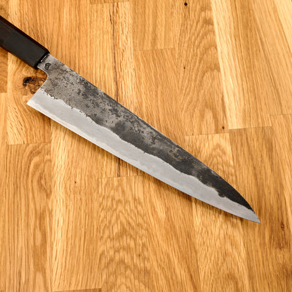 Gyuto 245mm Shirogami #1 Wrought Iron Clad Ku Kasumi