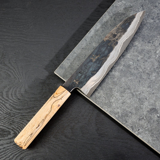 Gyuto 210mm GoMai Wrought Iron, Nickel, 52100