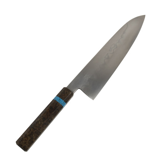 Isasmedjan Gyuto 210mm Honyaki 26c3 "Spicy White" - Blade