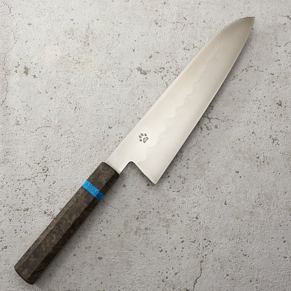 Isasmedjan Gyuto 230mm Honyaki 26c3 "Spicy White" - Blade