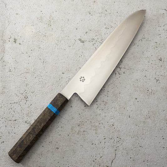 Isasmedjan Gyuto 230mm Honyaki 26c3 "Spicy White" - Blade