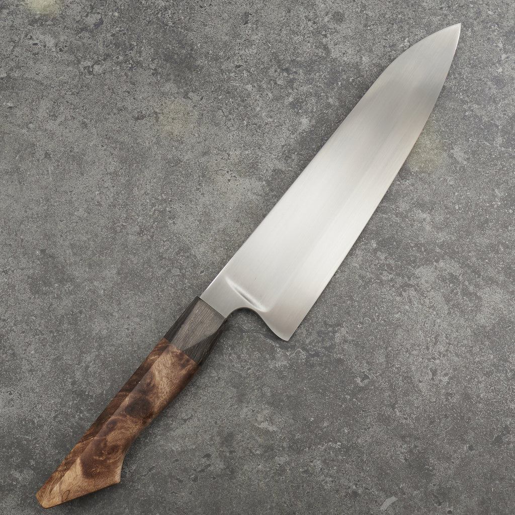 Lew Griffin Gyuto 220mm AEB-L Stainless Steel - "S" Grind - Blade