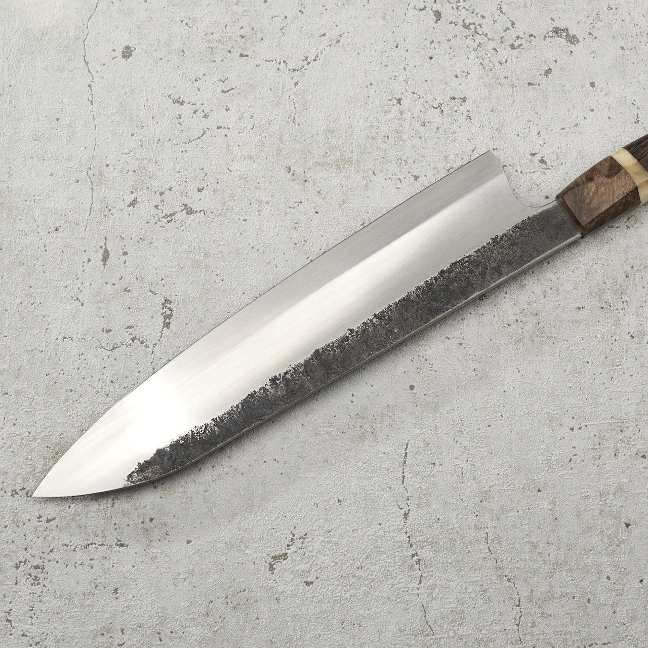 Lew Griffin Gyuto 240mm 52100 Carbon Steel - S Grind - Profile