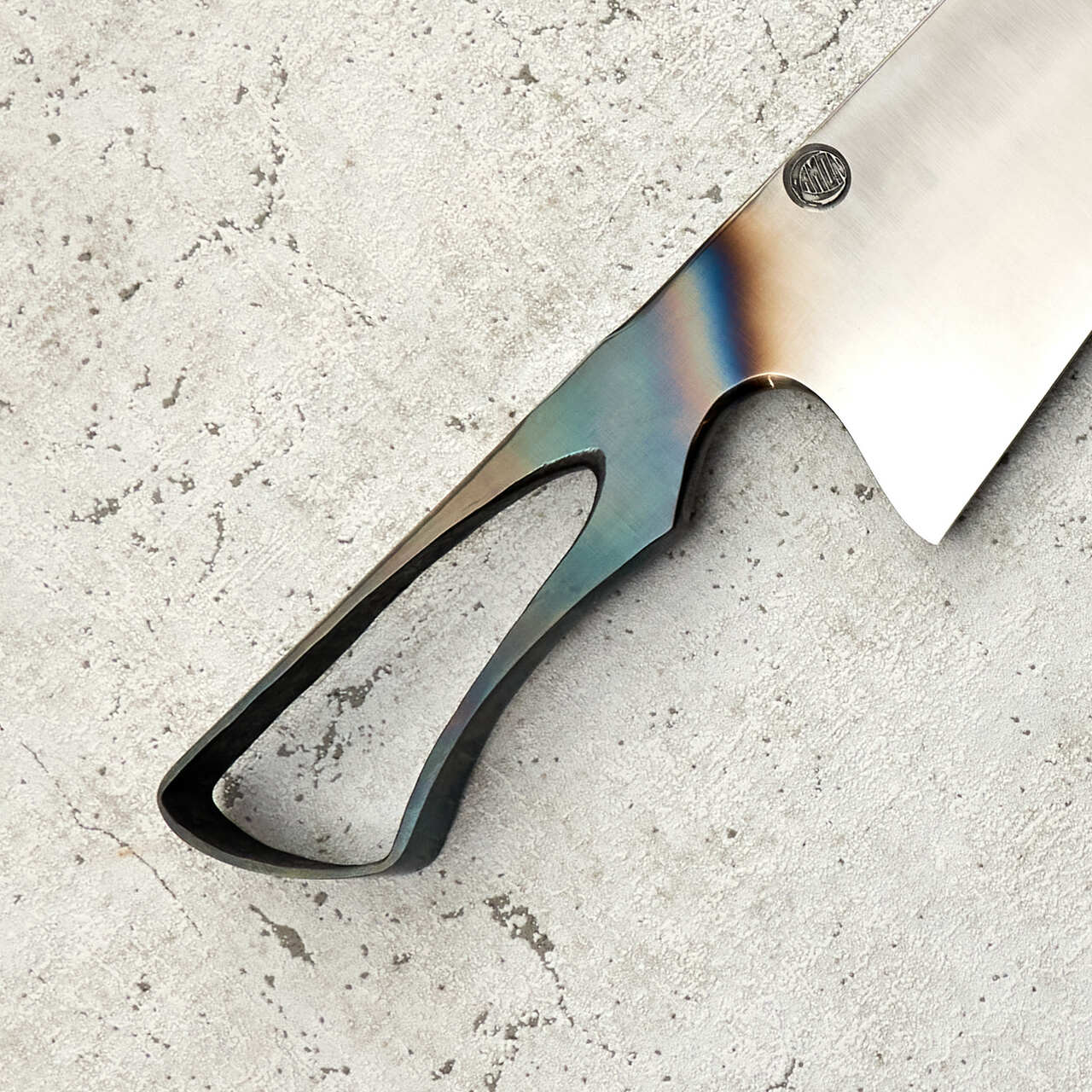 Kamon Knives Monosteel Integral Gyuto 260mm Walkschliff - Handle