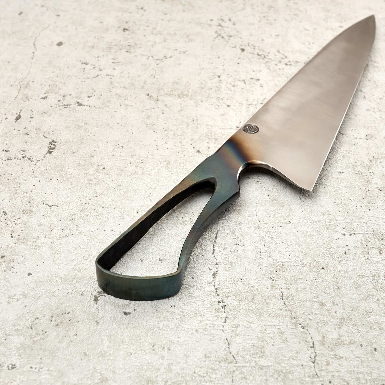 Kamon Knives Monosteel Integral Gyuto 260mm Walkschliff - Handle