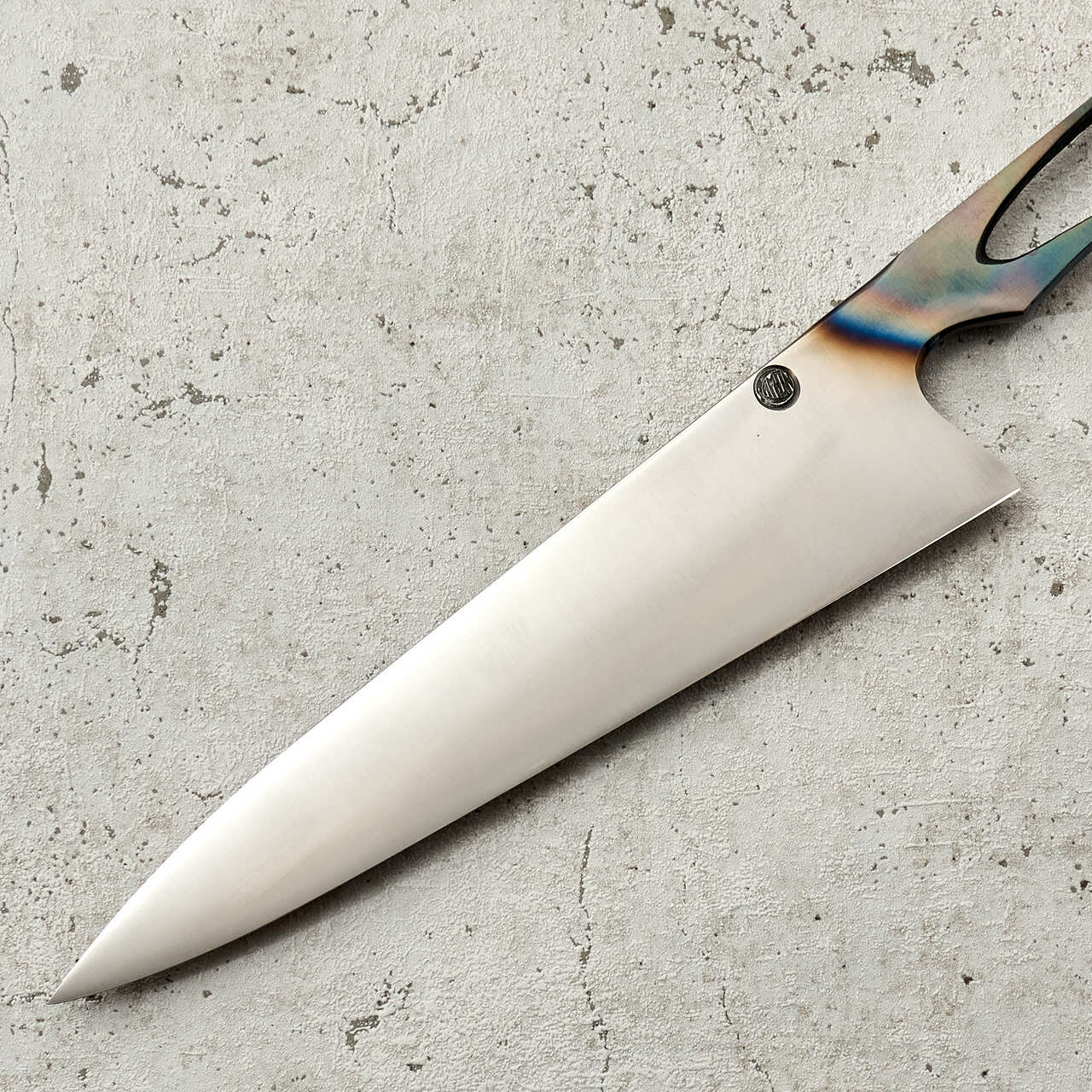 Kamon Knives Monosteel Integral Gyuto 260mm Walkschliff - Profile