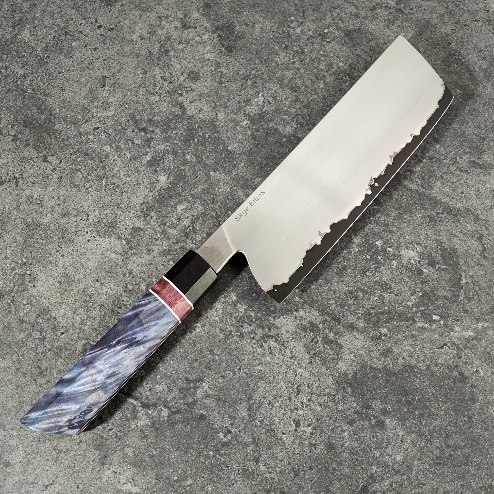Nakiri 175mm Vtoku2 Stainless Clad Cottonwood Frame Handle