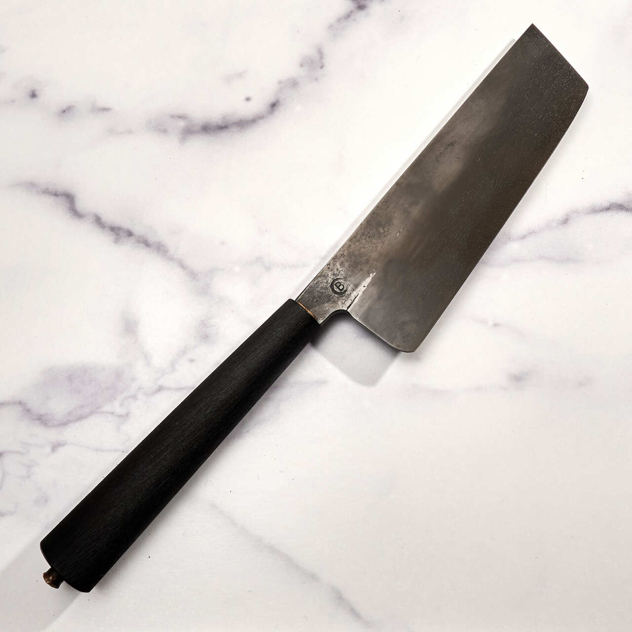 Oblivion Blades 170mm Nakiri OB Wootz with Composite Handle - Blade