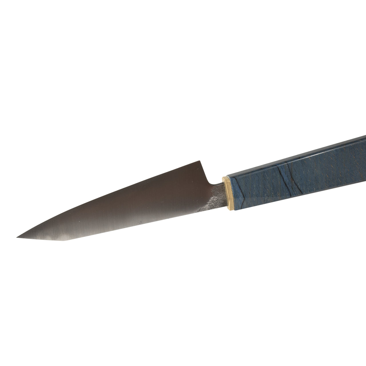 Oliver Märtens Petty 100mm with Stabilised Beech & Brass Bolster Handle - Profile